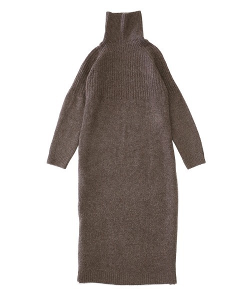 select MOCA（セレクトモカ）の「breast rib Knit one-piece（ワンピース・レディース・ブラウン/ベージュ・FREE）」の20枚目の写真