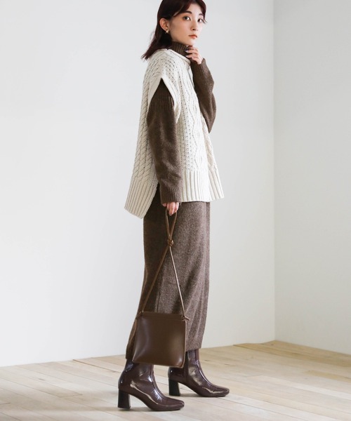 breast rib Knit one-piece（ワンピース）｜select MOCA（セレクトモカ