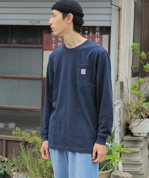 Carhartt ダークグレー クルーネック スウェット 古着 Carhartt（カーハート）の「carhartt(カーハート) Midwight