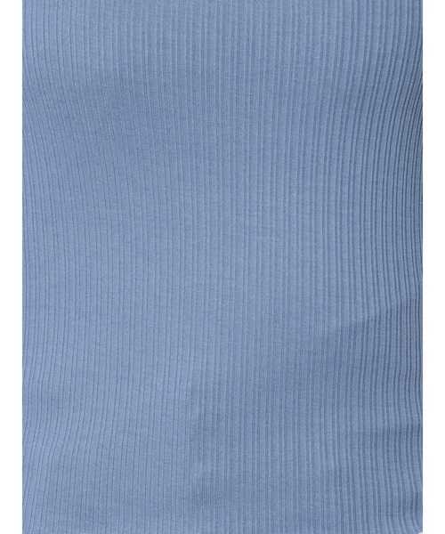 dazzlin（ダズリン）の「バックリボンパワショル5分袖トップス（Tシャツ/カットソー・レディース・ブルー/ミント/ブラック/オフホワイト/ブラウン/モカ/ネイビー・FREE）」の22枚目の写真