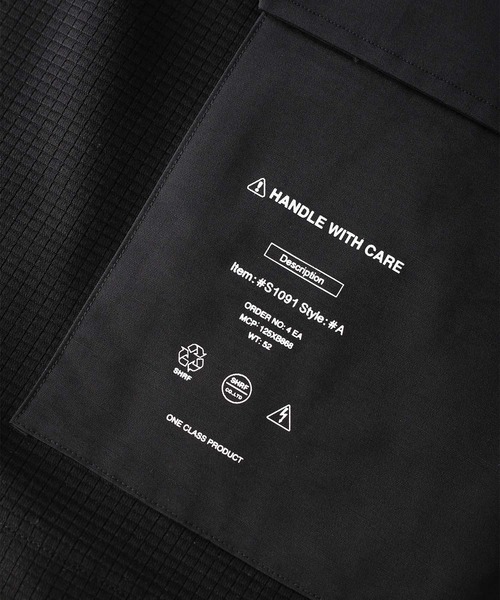SHAREEF(シャリーフ)の「BLOCK JQ S/S POCKET T(Tシャツ/カットソー・メンズ・ホワイト/ブラック/ブラウン/ダークグリーン・1/2/3)」の7枚目の写真