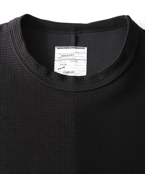 SHAREEF(シャリーフ)の「BLOCK JQ S/S POCKET T(Tシャツ/カットソー・メンズ・ホワイト/ブラック/ブラウン/ダークグリーン・1/2/3)」の9枚目の写真