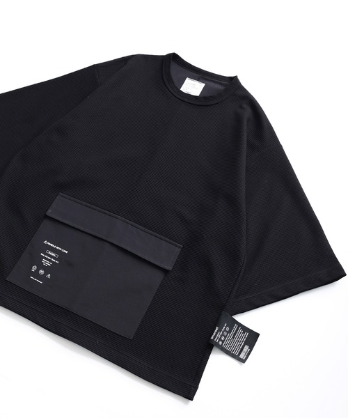 SHAREEF(シャリーフ)の「BLOCK JQ S/S POCKET T(Tシャツ/カットソー・メンズ・ホワイト/ブラック/ブラウン/ダークグリーン・1/2/3)」の10枚目の写真