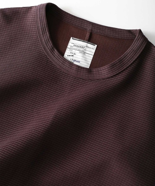 SHAREEF(シャリーフ)の「BLOCK JQ S/S POCKET T(Tシャツ/カットソー・メンズ・ホワイト/ブラック/ブラウン/ダークグリーン・1/2/3)」の14枚目の写真