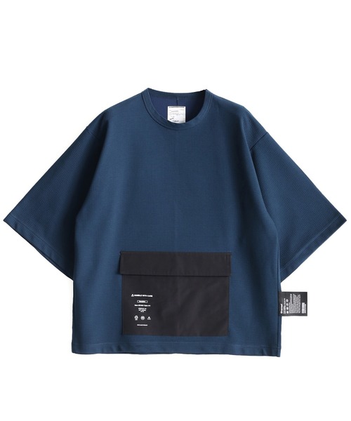 SHAREEF(シャリーフ)の「BLOCK JQ S/S POCKET T(Tシャツ/カットソー・メンズ・ホワイト/ブラック/ブラウン/ダークグリーン・1/2/3)」の16枚目の写真