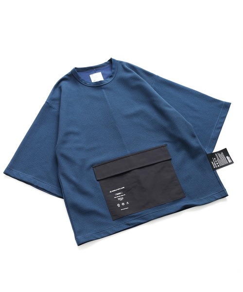 SHAREEF(シャリーフ)の「BLOCK JQ S/S POCKET T(Tシャツ/カットソー・メンズ・ホワイト/ブラック/ブラウン/ダークグリーン・1/2/3)」の17枚目の写真