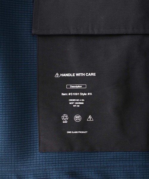 SHAREEF(シャリーフ)の「BLOCK JQ S/S POCKET T(Tシャツ/カットソー・メンズ・ホワイト/ブラック/ブラウン/ダークグリーン・1/2/3)」の18枚目の写真