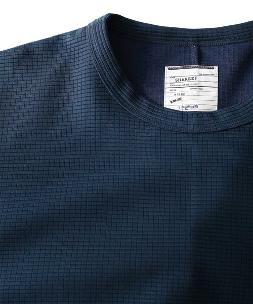 SHAREEF(シャリーフ)の「BLOCK JQ S/S POCKET T(Tシャツ/カットソー・メンズ・ホワイト/ブラック/ブラウン/ダークグリーン・1/2/3)」の20枚目の写真