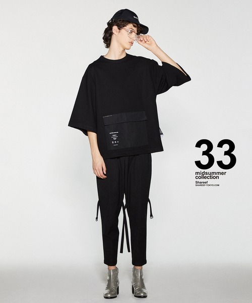 SHAREEF(シャリーフ)の「BLOCK JQ S/S POCKET T(Tシャツ/カットソー・メンズ・ホワイト/ブラック/ブラウン/ダークグリーン・1/2/3)」の21枚目の写真