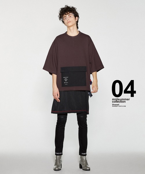 SHAREEF(シャリーフ)の「BLOCK JQ S/S POCKET T(Tシャツ/カットソー・メンズ・ホワイト/ブラック/ブラウン/ダークグリーン・1/2/3)」の22枚目の写真