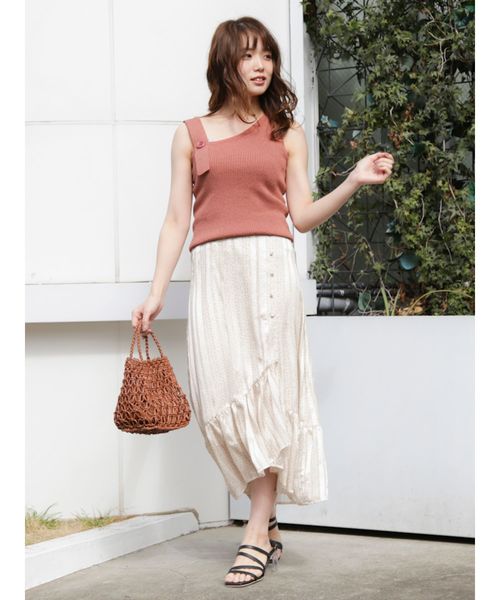 dazzlin（ダズリン）の「【セットアップ】フラワーレオパードセットアップ（ワンピース・レディース・ピンク/イエロー/アイボリー・FREE）」の8枚目の写真