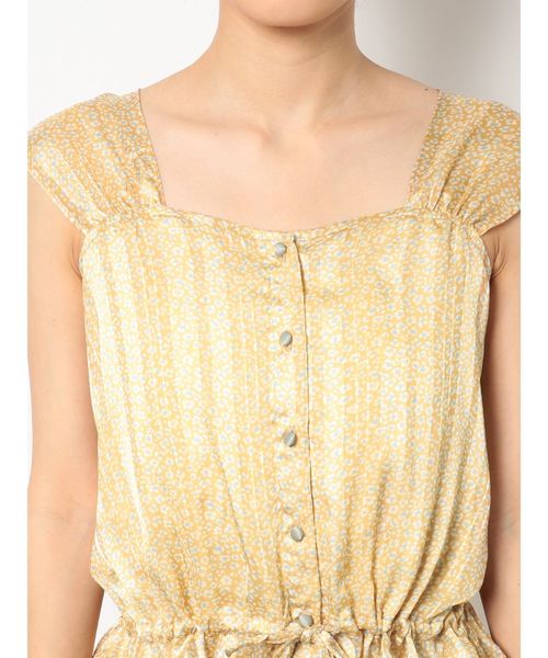 dazzlin（ダズリン）の「【セットアップ】フラワーレオパードセットアップ（ワンピース・レディース・ピンク/イエロー/アイボリー・FREE）」の19枚目の写真