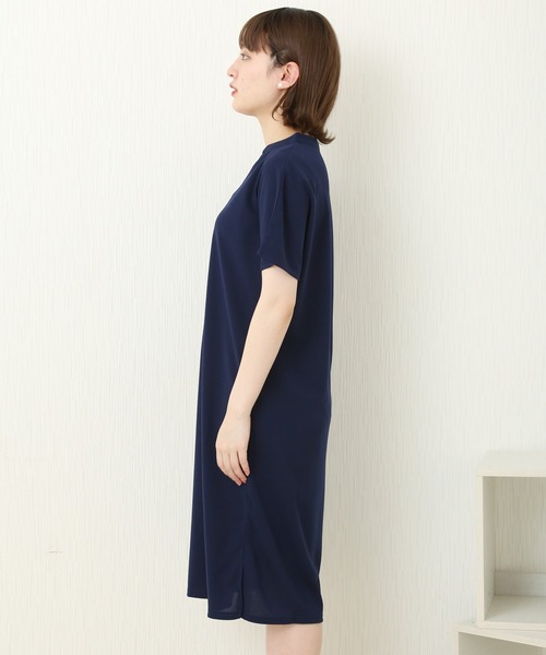 MARLENE JOBERT（マルレーヌ　ジョベル）の「キーネックワンピース（ワンピース・レディース・ブラック/ネイビー/グリーン・M）」の13枚目の写真