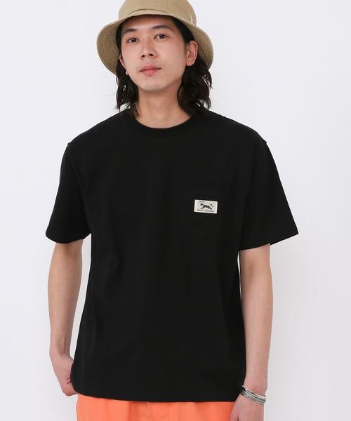 PENNEYS（ぺニーズ）の「PENNEYS（ペニーズ）別注ワンポイントポケットTシャツ（Tシャツ/カットソー・メンズ・ベージュ/ホワイト/ダークグリーン/ブラック・X-LARGE/LARGE/SMALL/MEDIUM）」の2枚目の写真