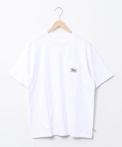 PENNEYS（ぺニーズ）の「PENNEYS（ペニーズ）別注ワンポイントポケットTシャツ（Tシャツ/カットソー・メンズ・ベージュ/ホワイト/ダークグリーン/ブラック・X-LARGE/LARGE/SMALL/MEDIUM）」の11枚目の写真