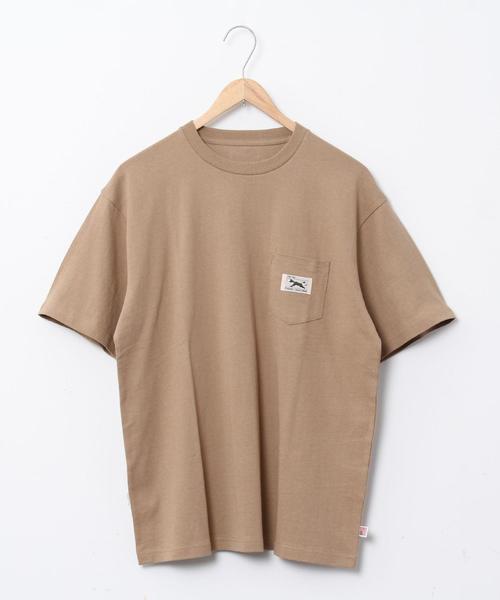 PENNEYS（ぺニーズ）の「PENNEYS（ペニーズ）別注ワンポイントポケットTシャツ（Tシャツ/カットソー・メンズ・ベージュ/ホワイト/ダークグリーン/ブラック・X-LARGE/LARGE/SMALL/MEDIUM）」の7枚目の写真