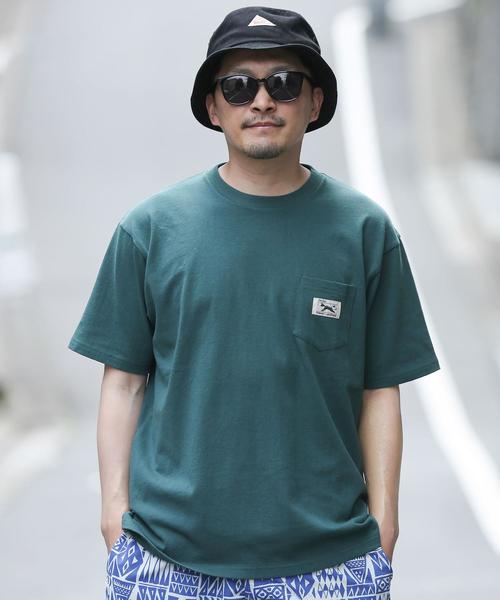 PENNEYS（ぺニーズ）の「PENNEYS（ペニーズ）別注ワンポイントポケットTシャツ（Tシャツ/カットソー・メンズ・ベージュ/ホワイト/ダークグリーン/ブラック・X-LARGE/LARGE/SMALL/MEDIUM）」の15枚目の写真