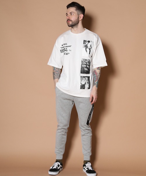 GALLIS ADDICTION(ガリスアディクション)の「GAランダムフォト半袖Tシャツ(Tシャツ/カットソー・メンズ・ホワイト/ブラック/ベージュ・FREE)」の9枚目の写真