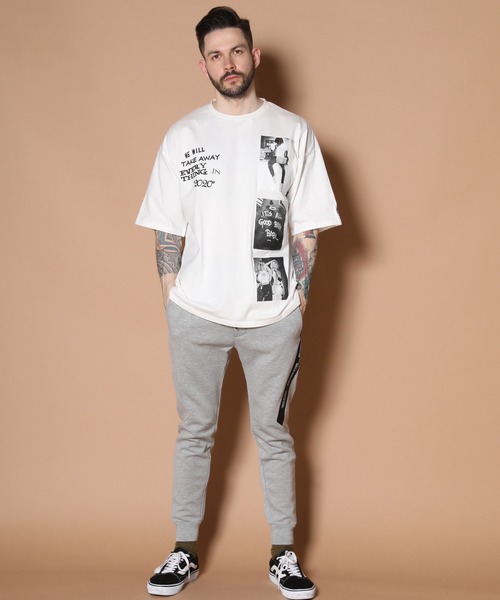 GALLIS ADDICTION(ガリスアディクション)の「GAランダムフォト半袖Tシャツ(Tシャツ/カットソー・メンズ・ホワイト/ブラック/ベージュ・FREE)」の10枚目の写真