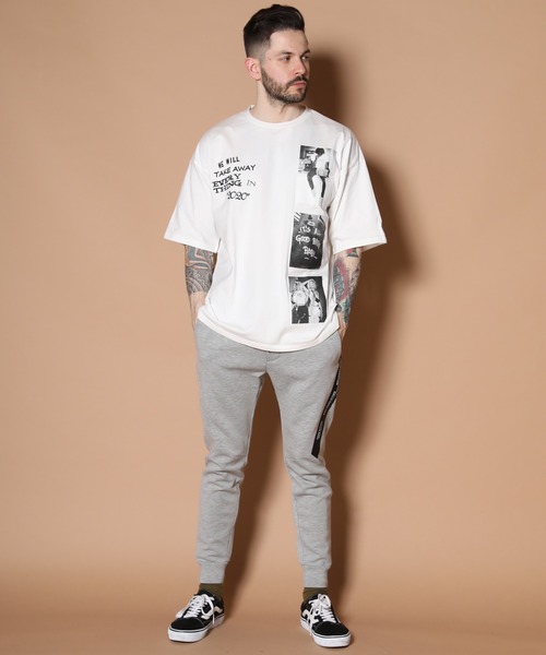 GALLIS ADDICTION(ガリスアディクション)の「GAランダムフォト半袖Tシャツ(Tシャツ/カットソー・メンズ・ホワイト/ブラック/ベージュ・FREE)」の11枚目の写真