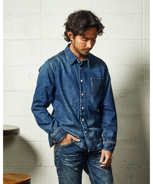 TMT（ティーエムティー）の「HQ DENIM SHIRTS(VINTAGE FINISHED