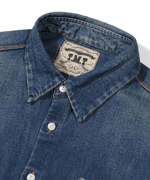 TMT オルテガシャツ　専用 オルテガ柄シアーオープンカラー半袖シャツ｜メンズファッション