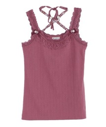 axes femme | バラクロスストラップキャミ(キャミソール)