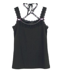 axes femme | バラクロスストラップキャミ(キャミソール)