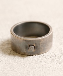 GILD(Mh)GILD Mh / Rough diamond flat narrow ring t_CAh tbgi[O / G201-RI02(O)