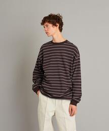 Steven Alan | ＜Steven Alan＞ LIGHT HI-DENS BORDER CREW NECK TEE-BOX/カットソー(Tシャツ/カットソー)