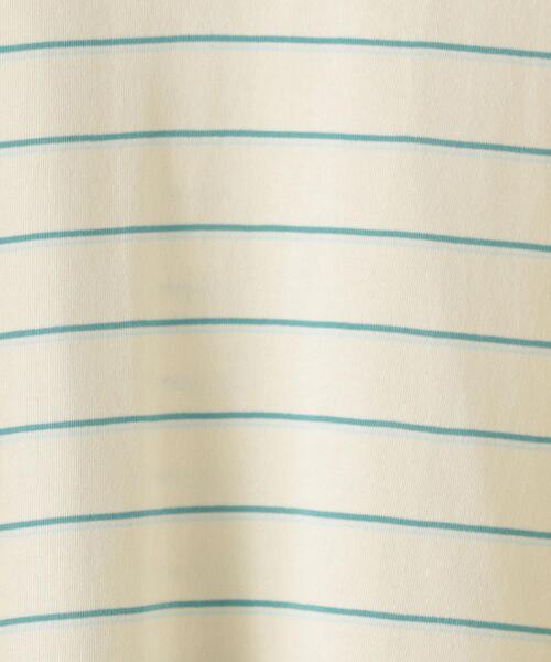 Steven Alan（スティーブンアラン）の「＜Steven Alan＞ LIGHT HI-DENS BORDER CREW NECK TEE-BOX/カットソー（Tシャツ/カットソー・メンズ・ダークブラウン/ナチュラル/ネイビー・LARGE/X-LARGE/MEDIUM/SMALL）」の11枚目の写真