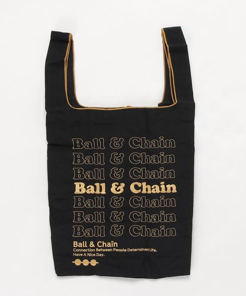 DOUBLE STANDARD CLOTHING(ダブルスタンダードクロージング)の「BALL&CHAIN 【BALL&CHAIN】(エコバッグ/サブバッグ・レディース・ホワイト/ピンク/ブラック・FREE)」の3枚目の写真