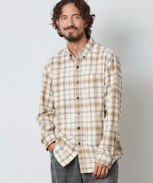 L.L.Bean（エルエルビーン）の「スコッチ・プラッド・フランネル・シャツ ジャパン・フィット（シャツ/ブラウス・メンズ・ブルー系その他/レッド系その他/ブルー系その他2/グレー系その他/グレー系その他2/レッド系その他2/ブルー系その他3/ブラック系その他/ブルー系その他4/ブラック系その他2/ブルー系その他7/ブルー系その他5/ブルー系その他6/ホワイト系その他/グリーン系その他/ホワイト系その他2/レッド系その他3/グリーン系その他2/ブルー系1/マルチ/ブラック系その他3/ブルー系2/グリーン系その他3/グリーン系その他4/ベージュ系その他/ブルー系3・SMALL/MEDIUM/LARGE/X-LARGE/XX-LARGE）」の8枚目の写真