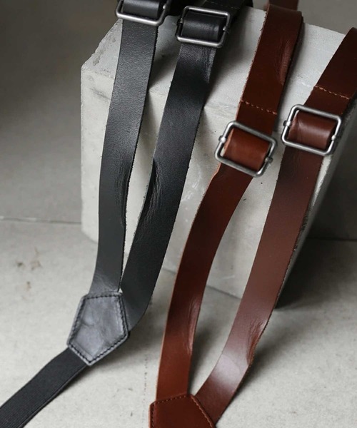 antiqua（アンティカ）の「マニッシュ印象。レザーサスペンダー（サスペンダー・メンズ・ブラウン/ブラック・FREE）」の11枚目の写真