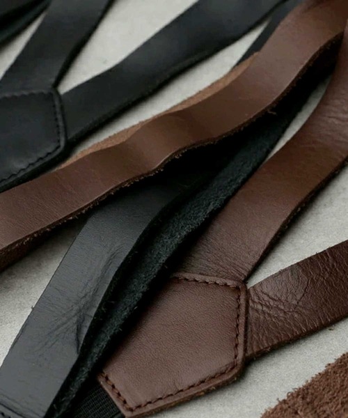 antiqua（アンティカ）の「マニッシュ印象。レザーサスペンダー（サスペンダー・メンズ・ブラウン/ブラック・FREE）」の10枚目の写真