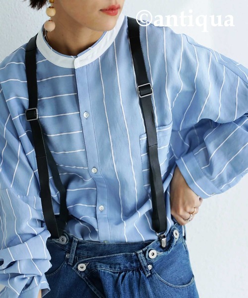 antiqua（アンティカ）の「マニッシュ印象。レザーサスペンダー（サスペンダー・メンズ・ブラウン/ブラック・FREE）」の21枚目の写真