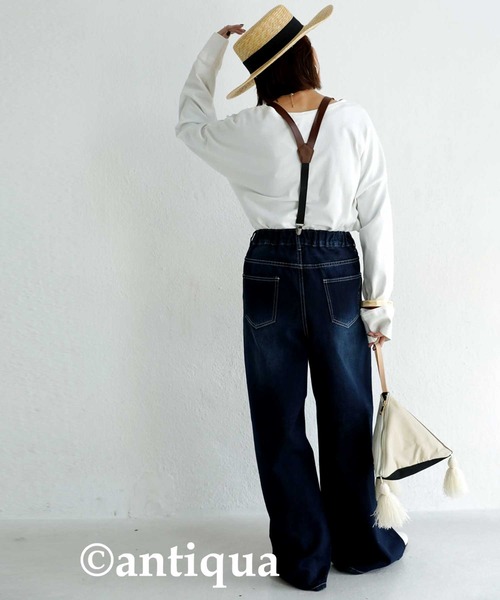 antiqua（アンティカ）の「マニッシュ印象。レザーサスペンダー（サスペンダー・メンズ・ブラウン/ブラック・FREE）」の15枚目の写真