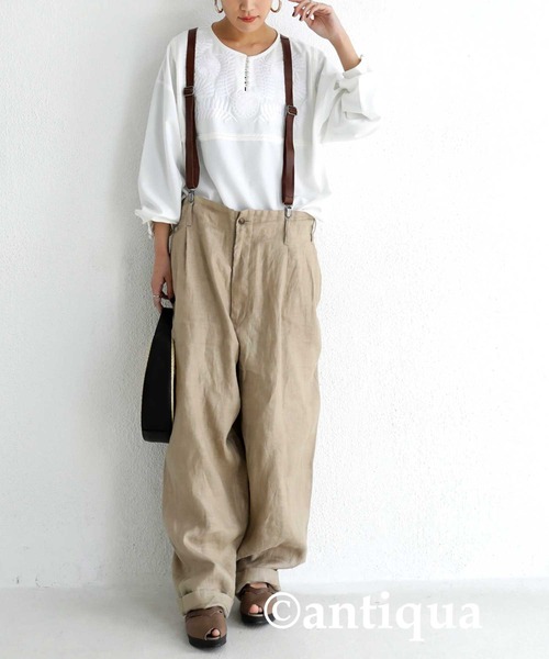 antiqua（アンティカ）の「マニッシュ印象。レザーサスペンダー（サスペンダー・メンズ・ブラウン/ブラック・FREE）」の13枚目の写真