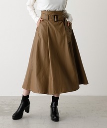 AZUL by moussy | FAUX LEATHER HI-WAIST SKIRT/フェイクレザーハイウエストスカート(スカート)