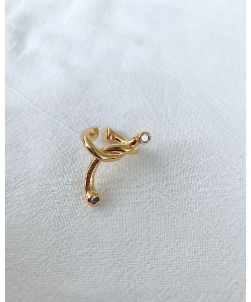 mou（モウ）の「結びイヤーカフ（イヤーカフ・レディース・シルバー/ゴールド・FREE）」の7枚目の写真