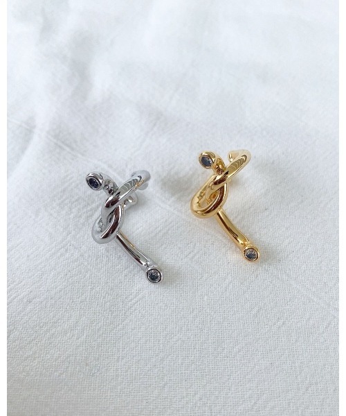 mou（モウ）の「結びイヤーカフ（イヤーカフ・レディース・シルバー/ゴールド・FREE）」の9枚目の写真