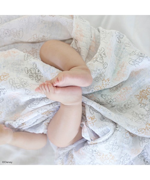 Disney（ディズニー）の「スワドル 3枚入り（おくるみ・キッズ・ホワイト系その他/ホワイト系その他2/ブルー系その他/ホワイト×イエロー/ホワイト×グレー/ホワイト×ピンク・FREE）」の14枚目の写真