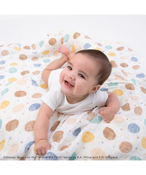 Disney（ディズニー）の「スワドル 3枚入り（おくるみ・キッズ・ホワイト系その他/ホワイト系その他2/ブルー系その他/ホワイト×イエロー/ホワイト×グレー/ホワイト×ピンク・FREE）」の19枚目の写真