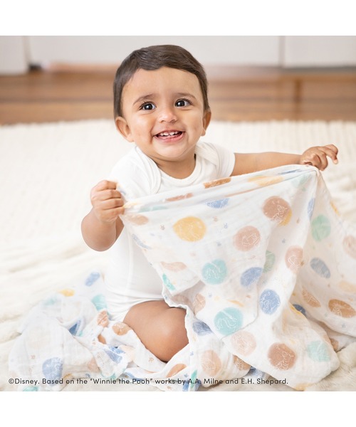 Disney（ディズニー）の「スワドル 3枚入り（おくるみ・キッズ・ホワイト系その他/ホワイト系その他2/ブルー系その他/ホワイト×イエロー/ホワイト×グレー/ホワイト×ピンク・FREE）」の18枚目の写真