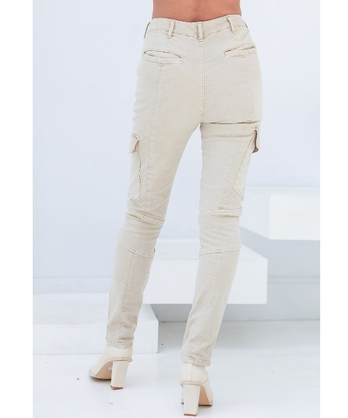 ALEXIA STAM(アリシアスタン)の「Stretch Slim Cargo Pants/ストレッチスリムカーゴパンツ(カーゴパンツ・レディース・ブラック/ベージュ/カーキ・S/M/XS)」の11枚目の写真