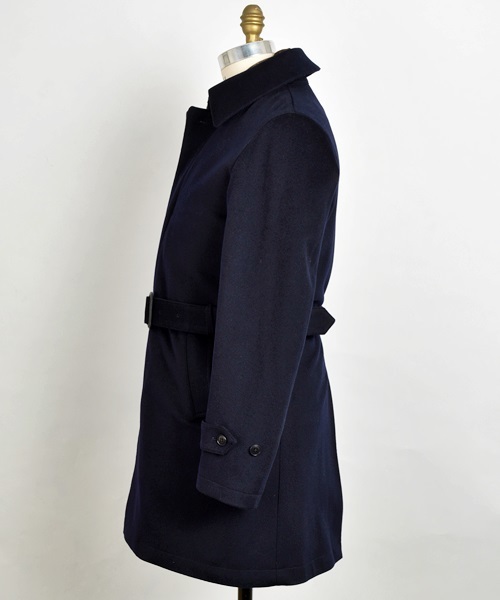 SHIPS×LoroPiana ステンカラーコート ダウンライナー付き ネイビー 中古・古着通販】SHIPS (シップス) LORO PIANA (ロロピアーナ) ダウン