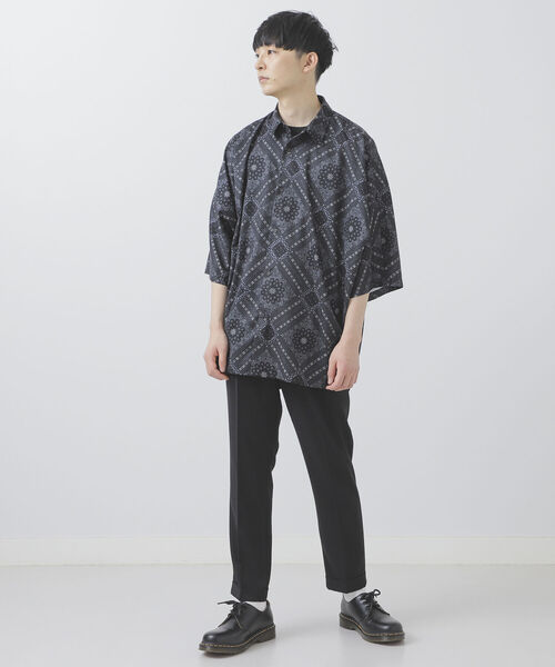 BeAMS DOT（ビームスドット）の「【WEB限定】BeAMS DOT / アソート柄 オーバーサイズ半袖シャツ（シャツ/ブラウス・メンズ・その他2/その他/その他1・MEDIUM/LARGE）」の5枚目の写真