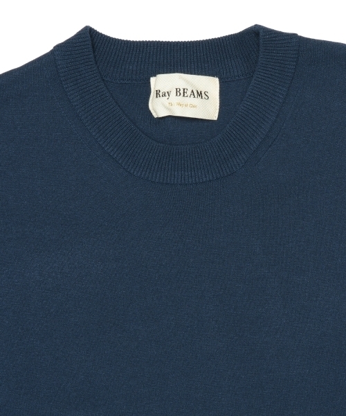 Ray BEAMS（レイビームス）の「Ray BEAMS / 14G フルニードル ビッグプルオーバー（ニット/セーター・レディース・オフホワイト/ブラック/ブルー系その他・ONE SIZE）」の21枚目の写真