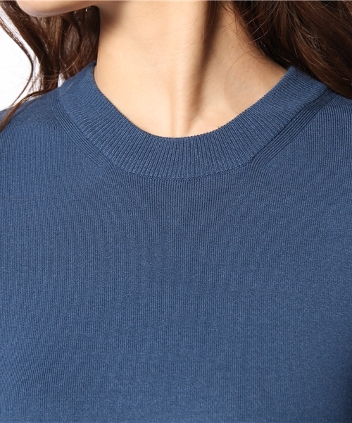 Ray BEAMS（レイビームス）の「Ray BEAMS / 14G フルニードル ビッグプルオーバー（ニット/セーター・レディース・オフホワイト/ブラック/ブルー系その他・ONE SIZE）」の9枚目の写真