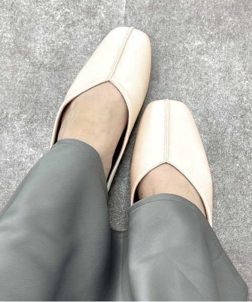 センターシームフラットシューズ Zozotown限定アイテム パンプス Apres Jour Mignon アプレジュールミニョン のファッション通販 Zozotown